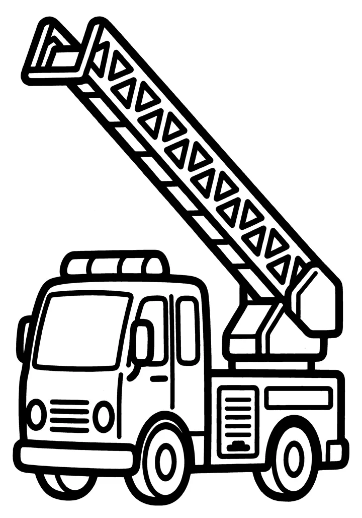 Fire Truck coloring page — preview